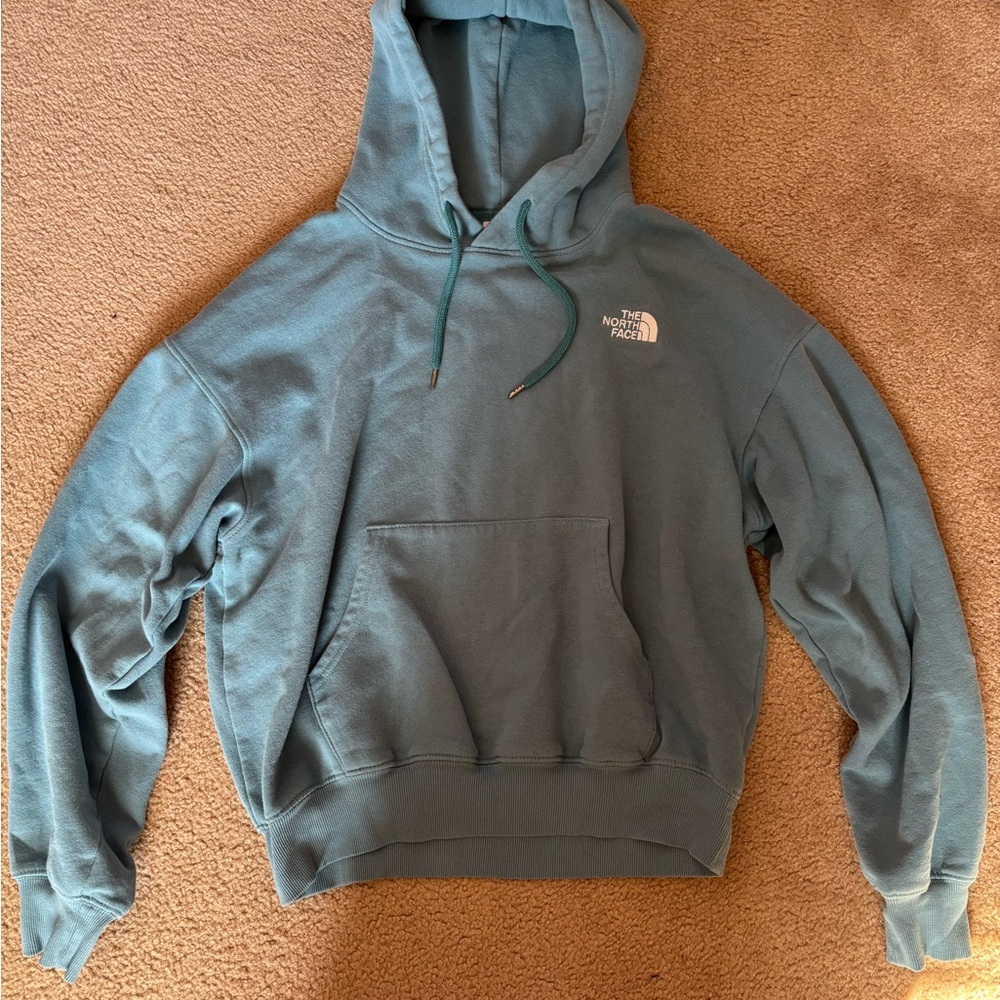 The North Face Men's Light Blue Hoodie